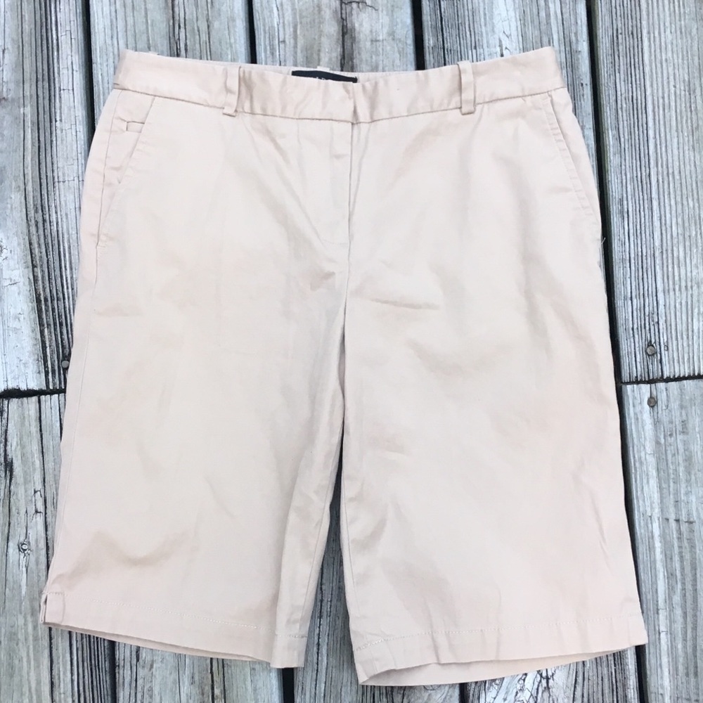 Talbots khaki Bermuda walking shorts 4